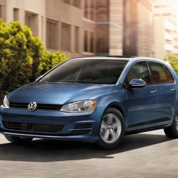 2017 Volkswagen Golf in the city